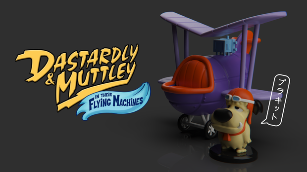 DASTARDLY & MUTTLEY IN THEIR FLYING MACHINES - MUTTLEY