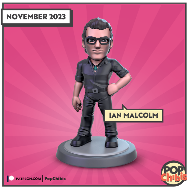 Ian Malcolm Chibi