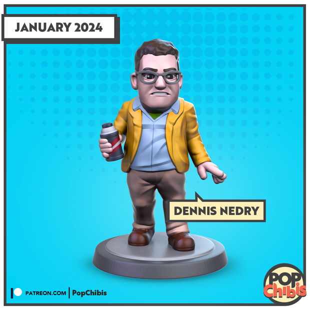 Dennis Nedry Chibi