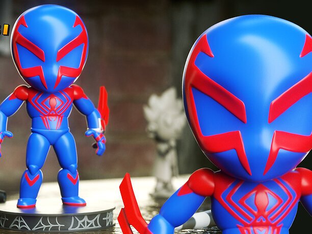 Spider-Man 2099 Chibi 3DXM