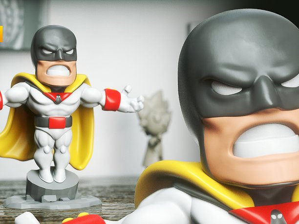 Space Ghost Chibi 3DXM