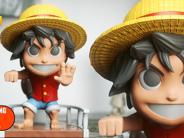 Luffy Chibi 3DXM