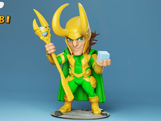 Loki Chibi for 3D Printing STL