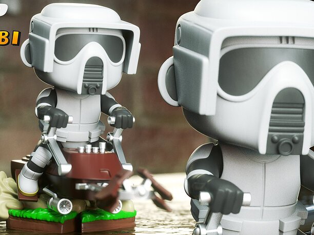 Biker Scout Chibi  3DXM