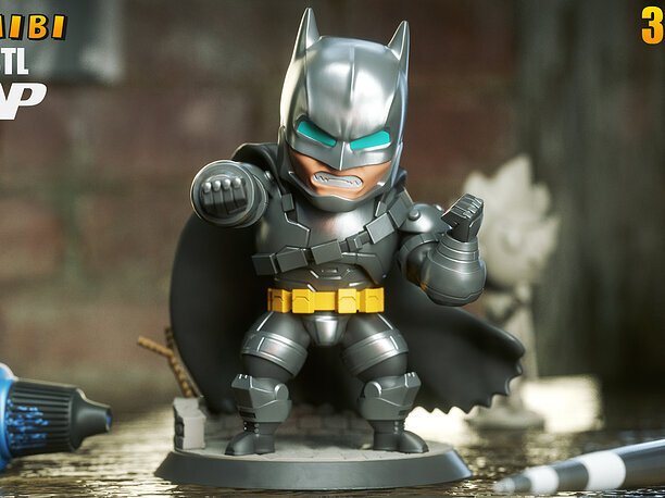 Marvel United Armoured Batman Chibi