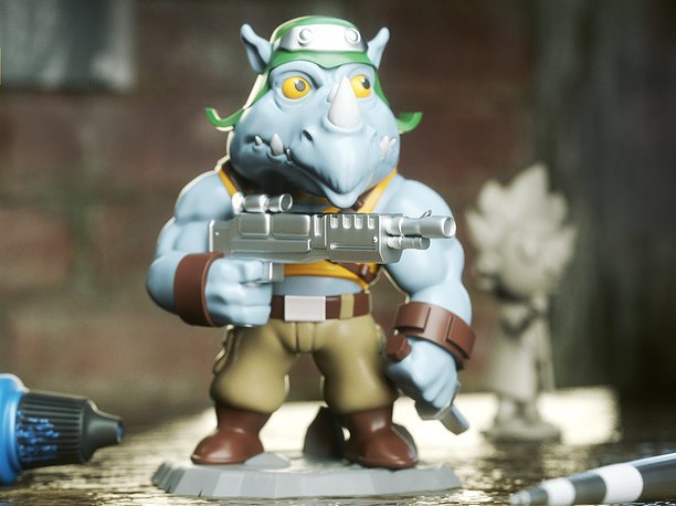 Rocksteady Chibi  3DXM