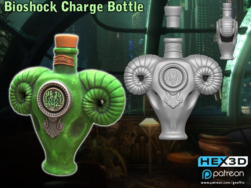 BioShock Charge Bottle Prop