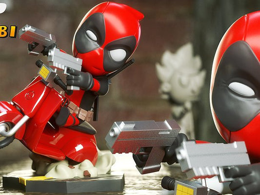 Deadpool on Vespa