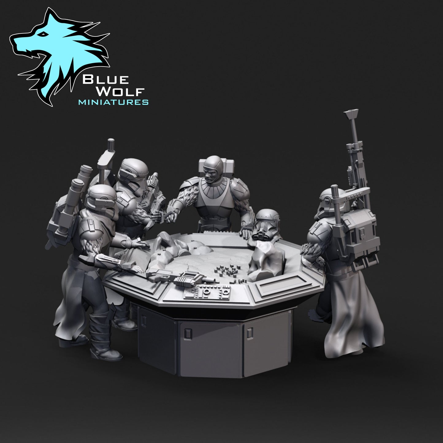 Winter Commandos - holo table