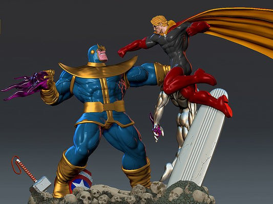 Thanos Diorama