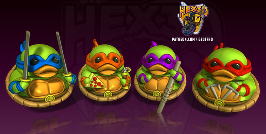 TMNT Duckin Set