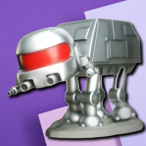 Sci-Fi Heavy Walker Desk Sculpture | Custom 3D Printed Miniature