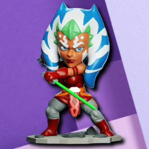 Ahsoka Tano Chibi Style 3D Printed Statue - Stylized Fan Art Collectible