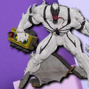 Anti-Venom Action Figure: 3D Printed Collectible Statue for Marvel Fans
