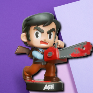 Ash Williams Chibi Style Horror Collectible Figure