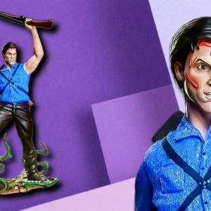 Evil Dead Ash Williams 3D Printed Statue – Horror Collectible Desk Figure