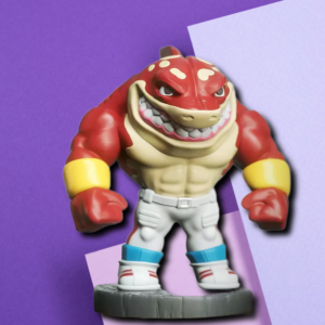 Street Sharks Jab Action Figure - Stylized Collectible Desk Statue