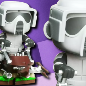 Star Wars Scout Trooper on Speeder Bike Collectible Figurine