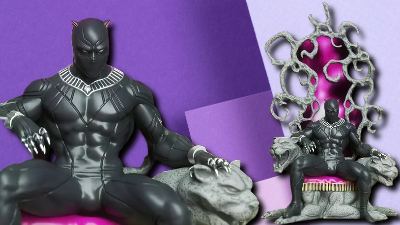 Black Panther King of Wakanda Throne Premium Collectible Statue