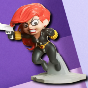 Chibi Black Widow 3D Printed Collectible Figure - Marvel Desktop Decor