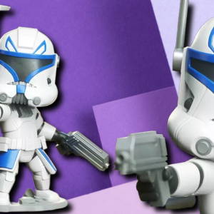 Star Wars 501st Clone Trooper Chibi-Style 3D Printed Figure | Premium Desk Collectible