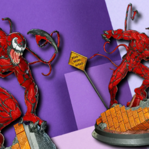 Carnage Marvel Villain 3D Printed Statue – Premium Hand-Painted Display Model