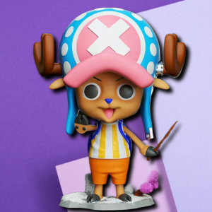 Tony Tony Chopper 3D Printed Figurine - One Piece Anime Collectible Desk Decor