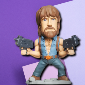 Chuck Norris Action Hero Stylized Collectible Vinyl Figure