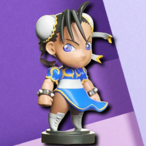 Chibi Chun-Li Street Fighter Collectible Figurine - High-Quality 3D Printed Statue