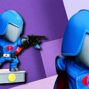 Cobra Commander Chibi Style 3D Printed Statue – G.I. Joe Fan Art Collectible