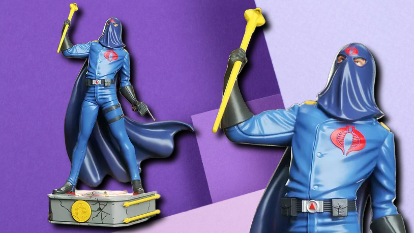 Cobra Commander 3D Printed Statue – Premium G.I. Joe Collectible Display Piece