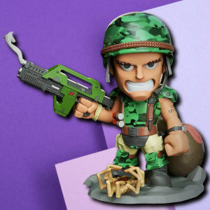 Aliens Colonial Marine Hicks Collectible Figure - Premium Sci-Fi Desk Statue