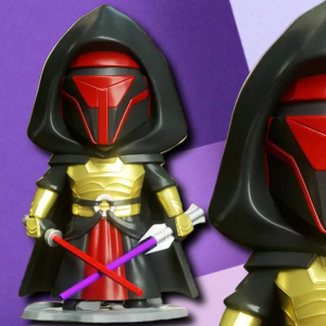 Darth Revan Chibi Style Star Wars Collectible Desk Statue