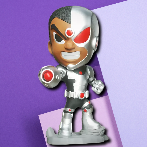 Cyborg DC Comics 3D Printed Desk Statue - Hand-Painted Teen Titans Figure