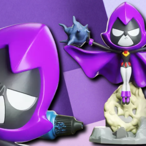 Raven Teen Titans 3D Printed Miniature Collectible Desk Figurine