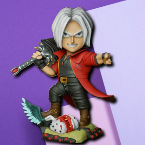 Dante Devil May Cry Chibi Figurine - High-Detail Gamer Desk Collectible