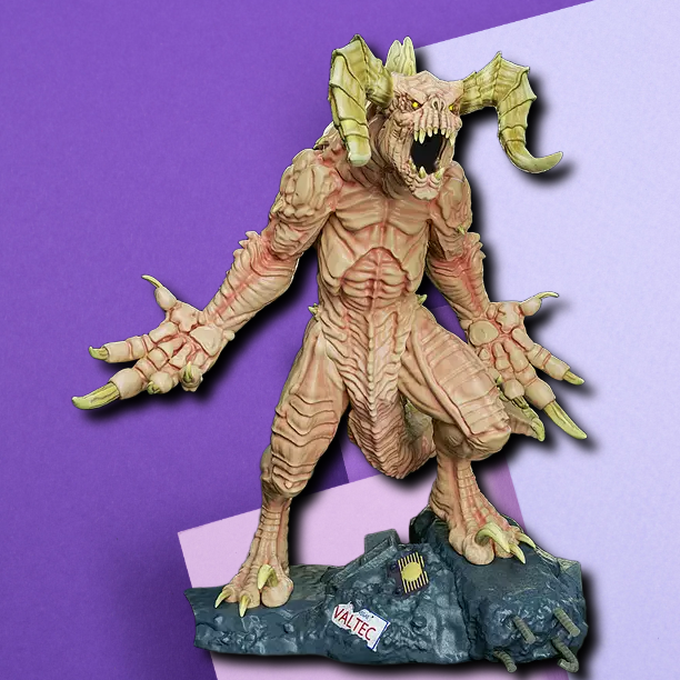Deathclaw Wasteland Monster 3D Printed Statue – Premium Gaming Miniature & Desk Decor