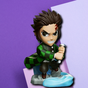 Tanjiro Kamado Demon Slayer Chibi Anime Figure - High-Quality 3D Printed Desk Collectible