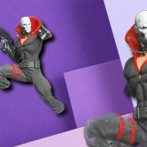 Deadshot DC Comics 3D Printed Statue – Premium Comic Book Collectible Display