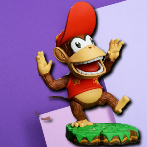 Diddy Kong Nintendo Character Statue | Premium 3D Printed Gaming Collectible