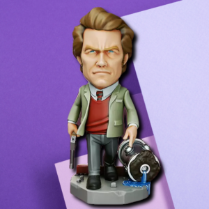 Classic Action Hero Stylized Resin Figurine - Collectible Desk Statue