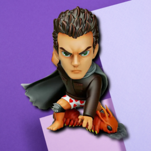 Chibi Action Hero Collectible Figure – Quirky Desk Decor & Gaming Miniature