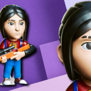 Custom Stylized Sharpshooter 3D Printed Miniature | Gamer Desk Decor