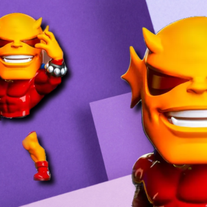 Chibi Demon Superhero 3D Printed Statue – Custom Collector’s Figurine