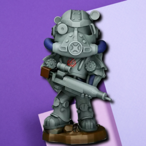 Fallout Power Armor T-45 3D Printed Collectible Figure