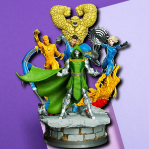 Fantastic Four vs. Doctor Doom Premium Diorama Statue - Marvel Collector's Display Piece