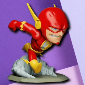 The Flash Chibi Statue: High-Quality DC Superhero Desktop Collectible