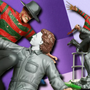 Freddy Krueger vs. Michael Myers Horror Battle 3D Printed Statue