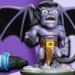 Gargoyle Guardian Miniature - Detailed 3D Printed Statue for Gaming and Display