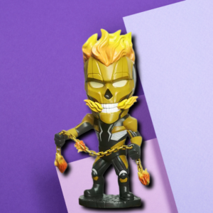 Ghost Rider Hellfire Action Figure - Premium 3D Printed Desk Decor & Collectible